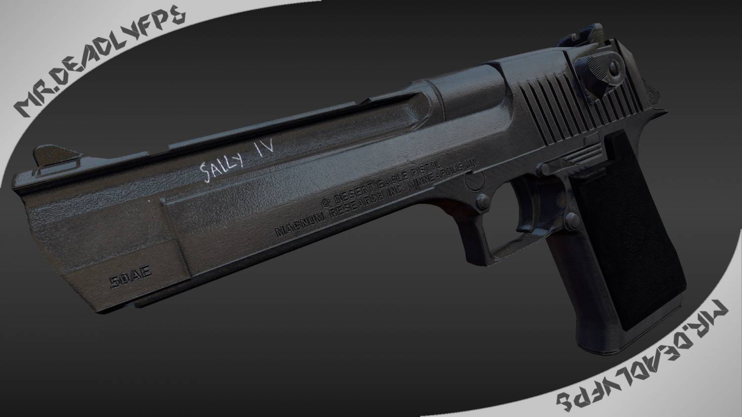 Черный Desert Eagle